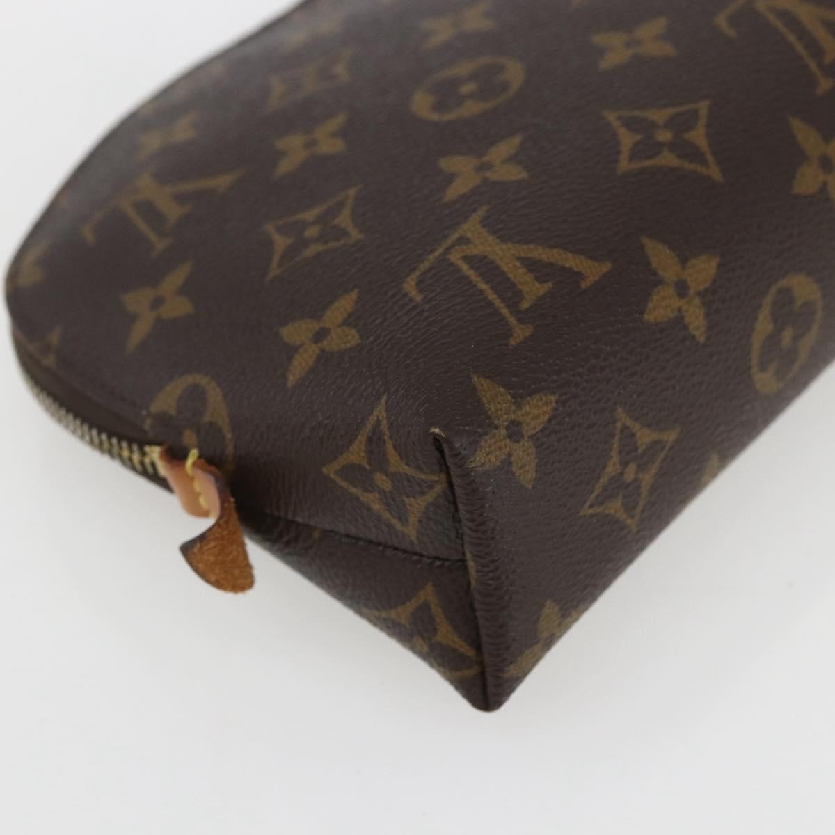 Louis Vuitton Cosmetic Pouch Monogram Canvas, BROWN, CANVAS, Clutche & pouche