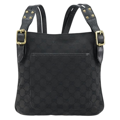 Gucci Vintage Shoulder Bag Monogram Canvas, BLACK, CANVAS, Shoulder bag