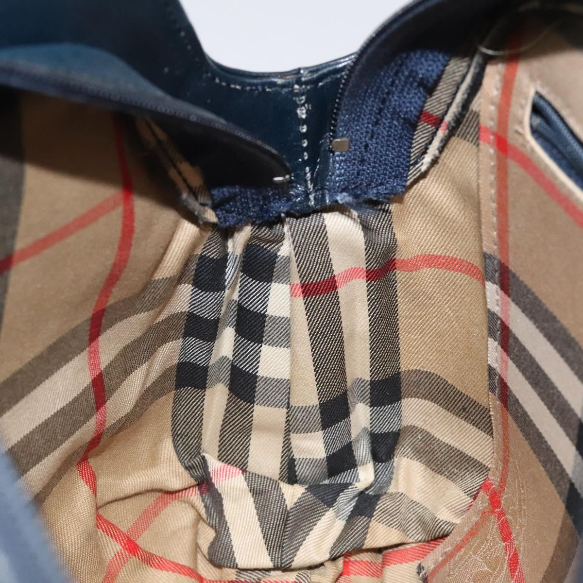Burberry Vintage Shoulder Bag Canvas, NAVY, CANVAS, Shoulder bag
