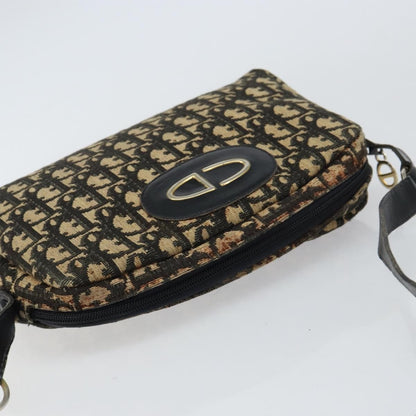 Christian Dior Vintage CD trotter Shoulder bag Canvas, BLACK, CANVAS, Shoulder bag
