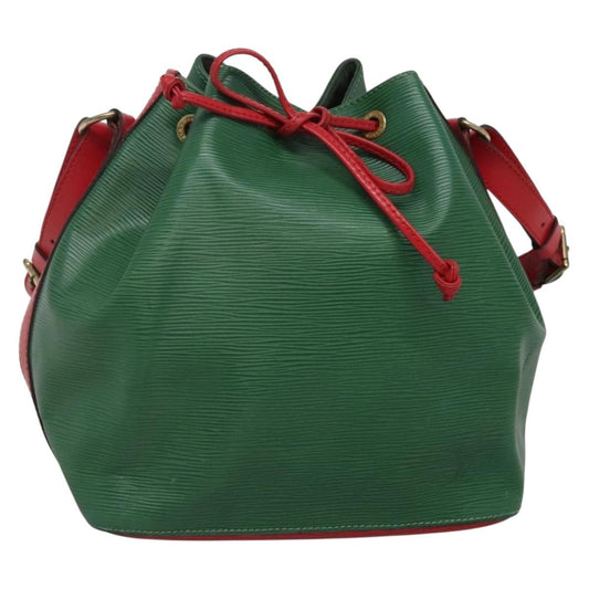 Louis Vuitton Bicolor Petit Noe Handbag Epi Leather, GREEN, EPI_LEATHER, Handbag