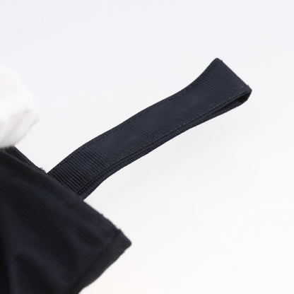 Celine Circle Logo Pouch Nylon, NAVY, NYLON, Clutche & pouche