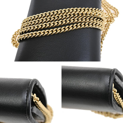 Gucci Blondie NM Wallet on Chain Leather, BLACK, LEATHER, Wallets