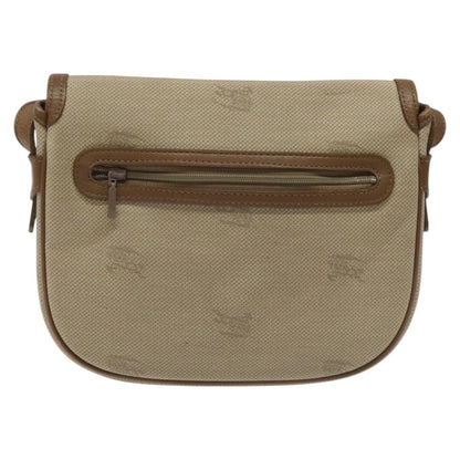 Burberry Vintage Shoulder Bag Canvas, BEIGE, CANVAS, Shoulder bag