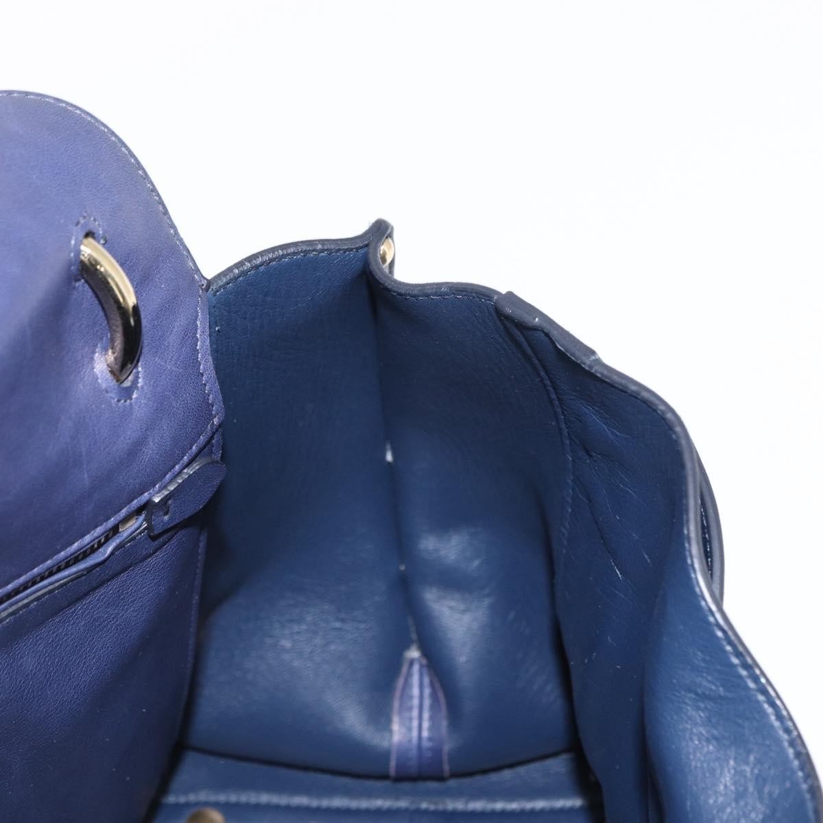 Salvatore Ferragamo Suzanna Satchel Smooth Leather, NAVY, LEATHER, Handbag