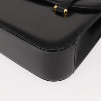 Gucci Vintage Handbag Leather, BLACK, LEATHER, Handbag