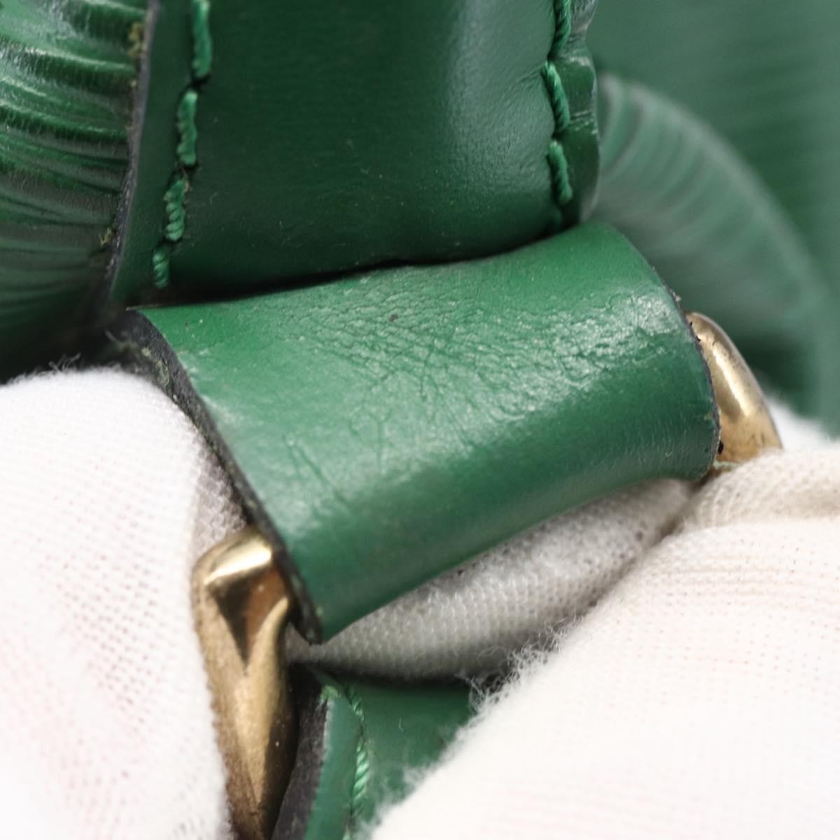 Louis Vuitton Petit Noe Handbag Epi Leather, GREEN, LEATHER, Shoulder bag