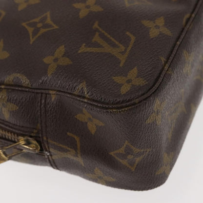 Louis Vuitton Trousse Toiletry Pouch Monogram Canvas, BROWN, CANVAS, Toiletry Case