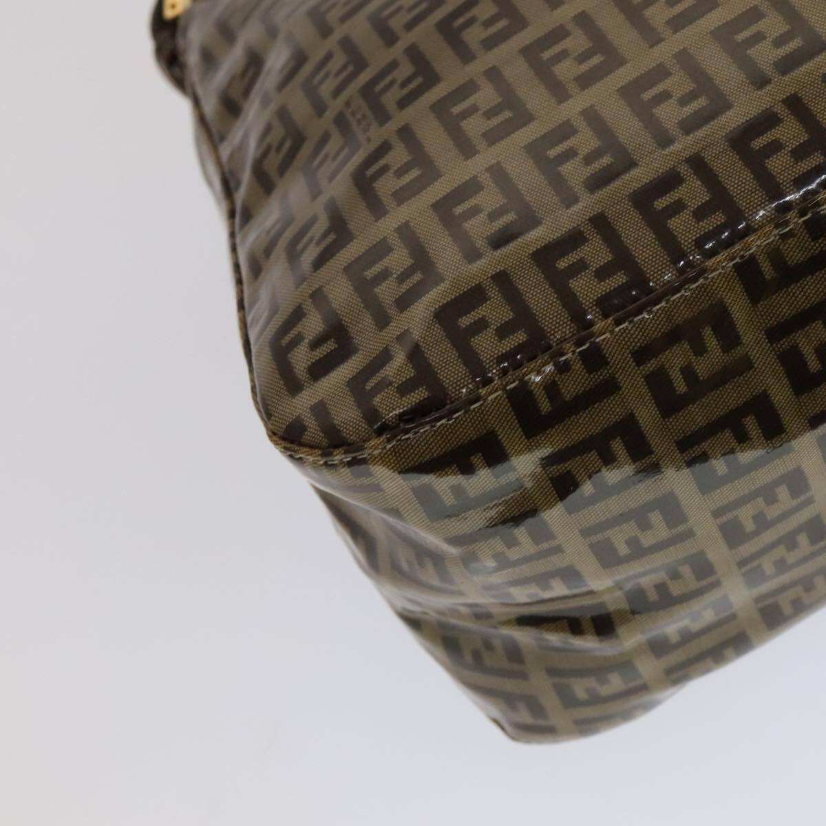 Fendi Mamma Baguette Zucca canvas, BROWN, CANVAS, Handbag