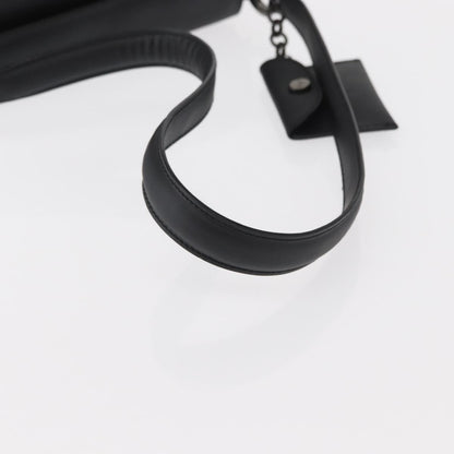 Salvatore Ferragamo Gancini Shoulder Bag Leather, BLACK, PATENT_LEATHER, Shoulder bag