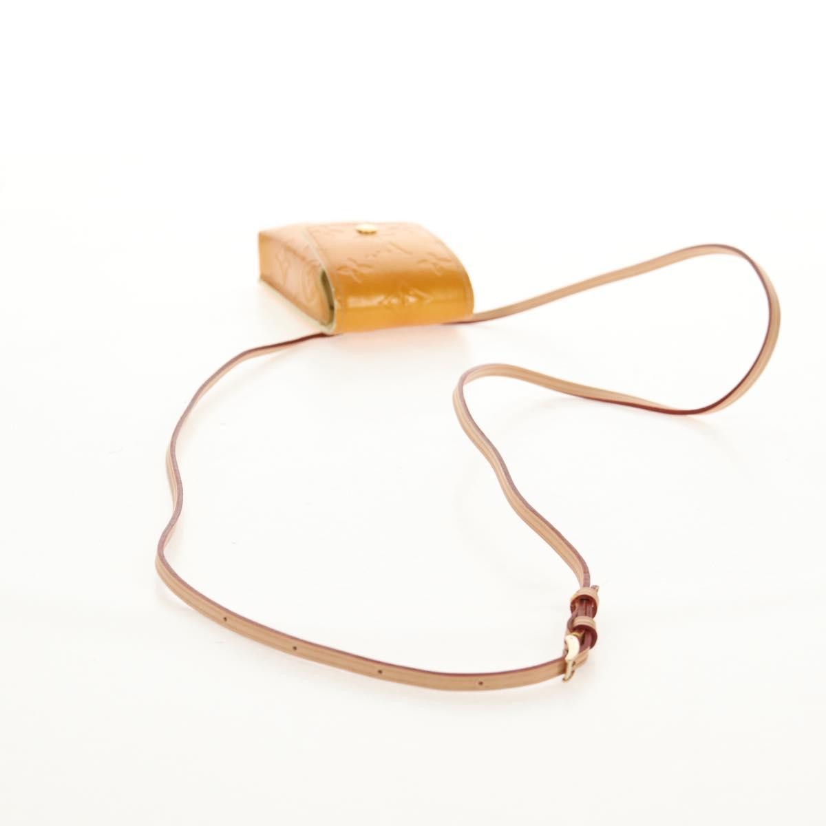 Louis Vuitton Walker Cigarette Case Holder Monogram Vernis, YELLOW, PATENT_LEATHER, Clutche & pouche