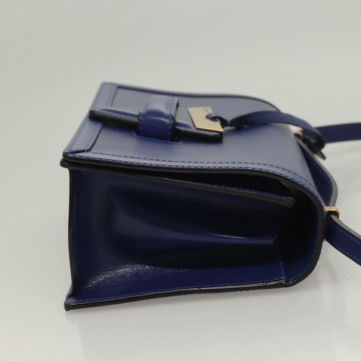 Loewe Barcelona Shoulder Bag Leather, BLUE, LEATHER, Shoulder bag