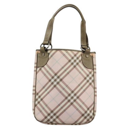 Burberry Nova Check Tote canvas check pattern, PINK, PVC, Tote bag