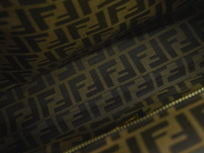 Fendi Peekaboo Bag Leather, GRAY, LEATHER, Handbag