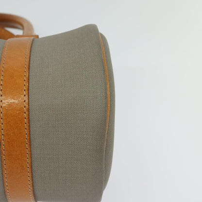 Christian Dior Vintage CD Handbag Canvas, GRAY, CANVAS, Handbag