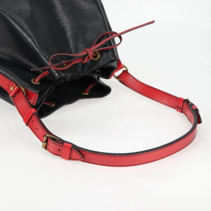 Louis Vuitton Noe Handbag Epi Leather, BLACK, LEATHER, Shoulder bag