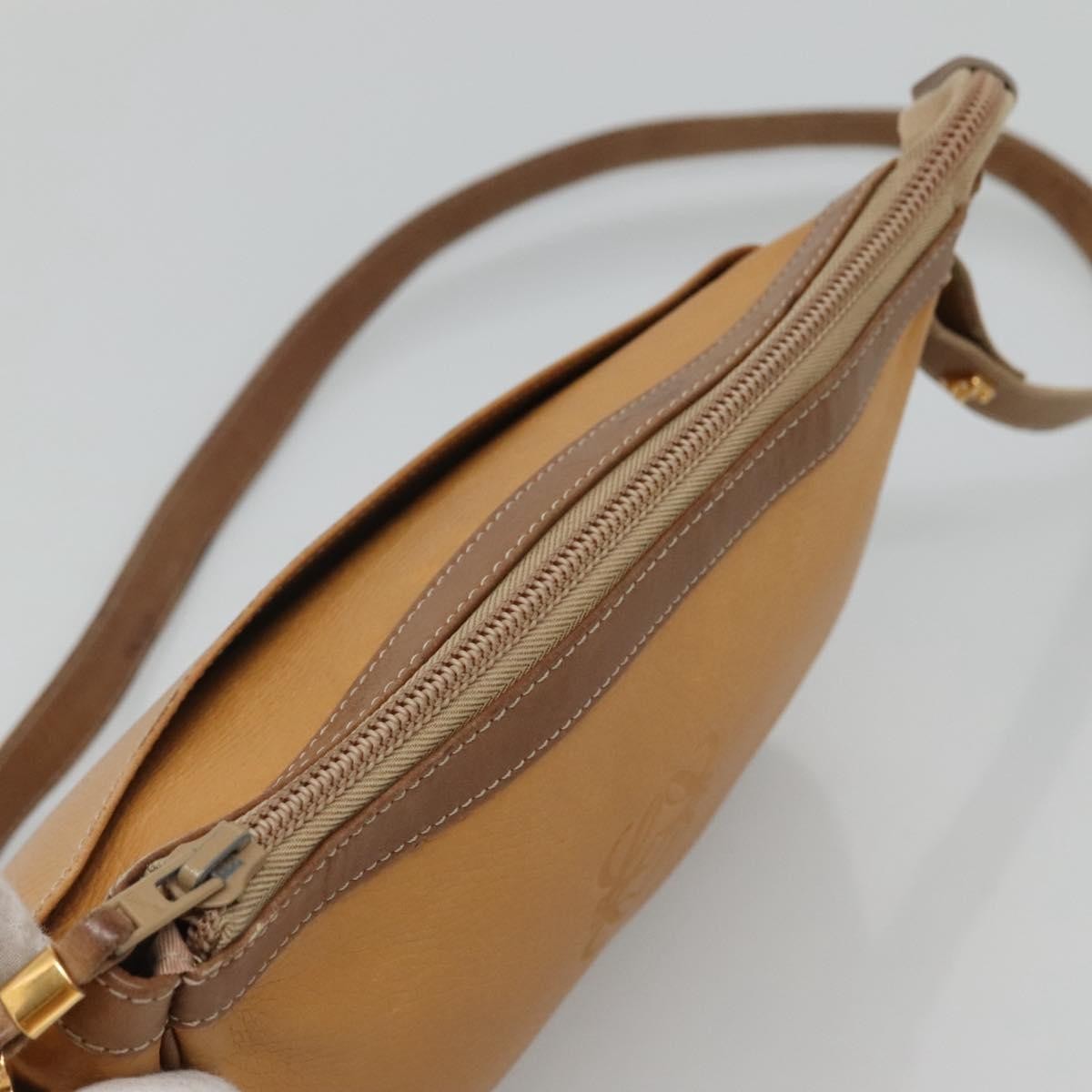 Loewe Anagram Shoulder Bag Leather, YELLOW, LEATHER, Shoulder bag