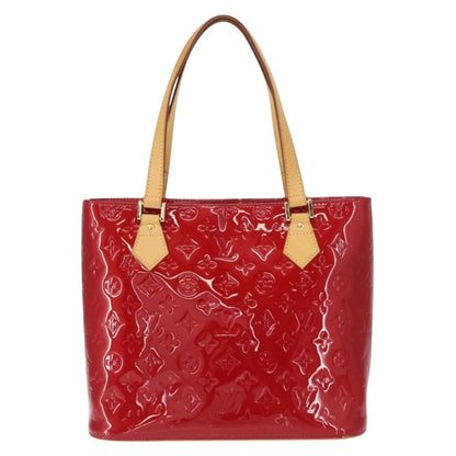 Louis Vuitton Houston Handbag Monogram Vernis, RED, PATENT_LEATHER, Handbag