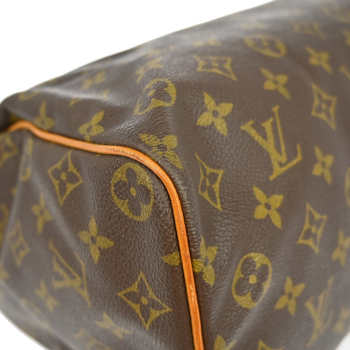Louis Vuitton Speedy Handbag Monogram Canvas, Brown, Canvas, Handbag