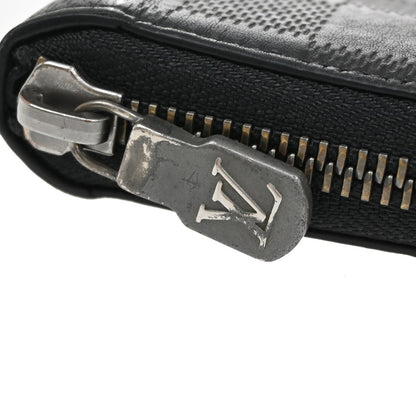 Louis Vuitton Zippy wallet vertical Damier Infini Leather, BLACK, LEATHER, Wallets