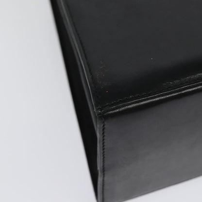 Salvatore Ferragamo Gancini Convertible Top Handle Bag Leather, BLACK, LEATHER, Handbag