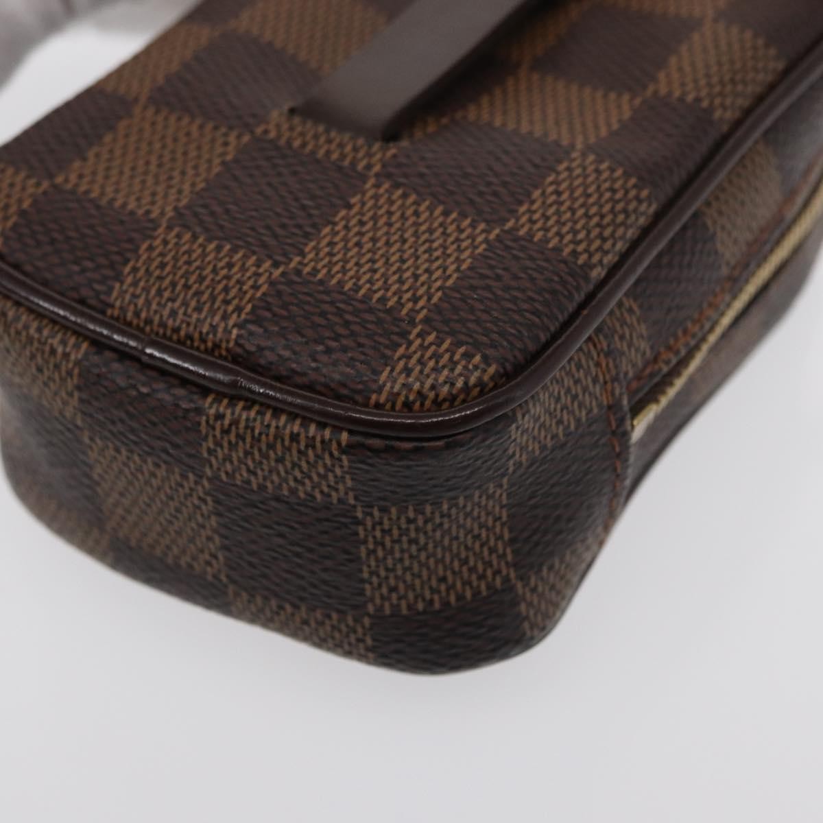Louis Vuitton Etui Okapi Camera Case Damier, BROWN, CANVAS, Clutche & pouche