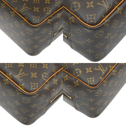 Louis Vuitton Deauville Handbag Monogram Canvas, BROWN, CANVAS, Handbag