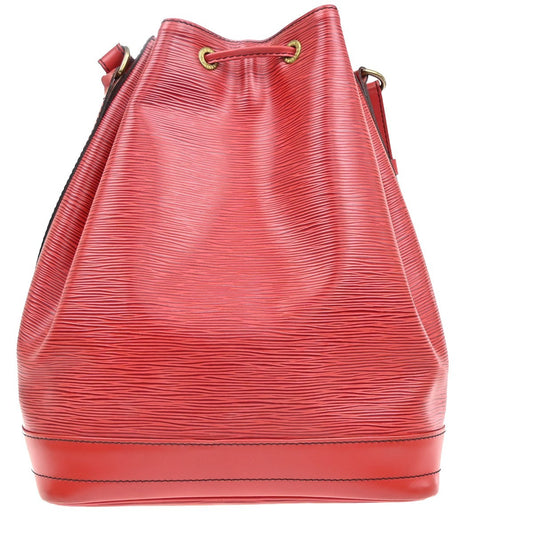 Louis Vuitton Noe Handbag Epi Leather, RED, LEATHER, Handbag