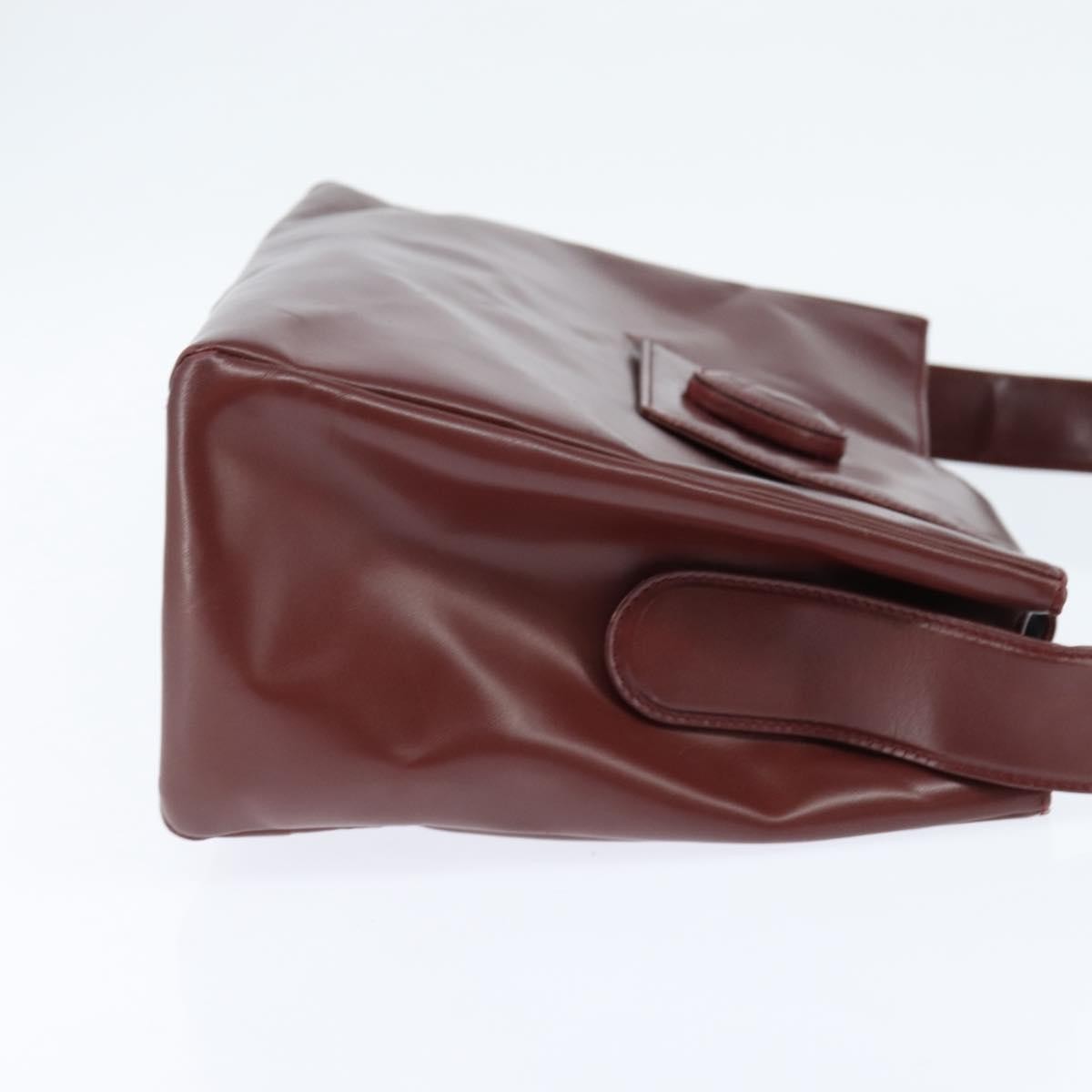 cartier Must de Cartier Shoulder Bag Leather, BURGUNDY, LEATHER, Shoulder bag