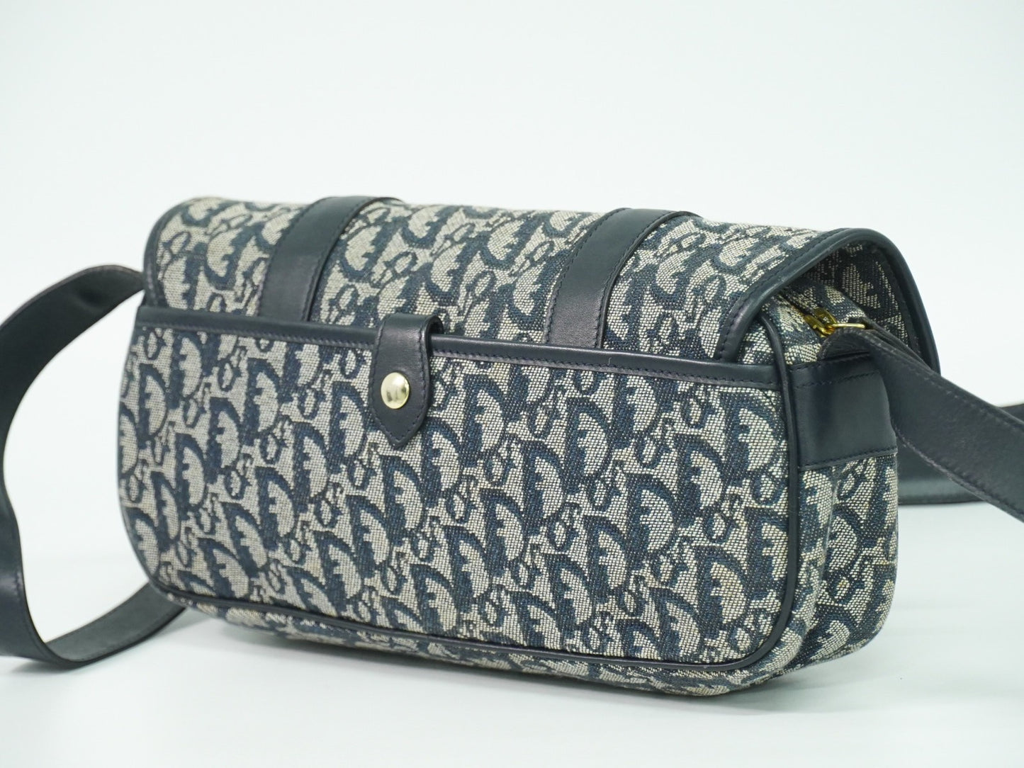 Christian Dior Trotter shoulder bag Canvas, GRAY, CANVAS, Shoulder bag