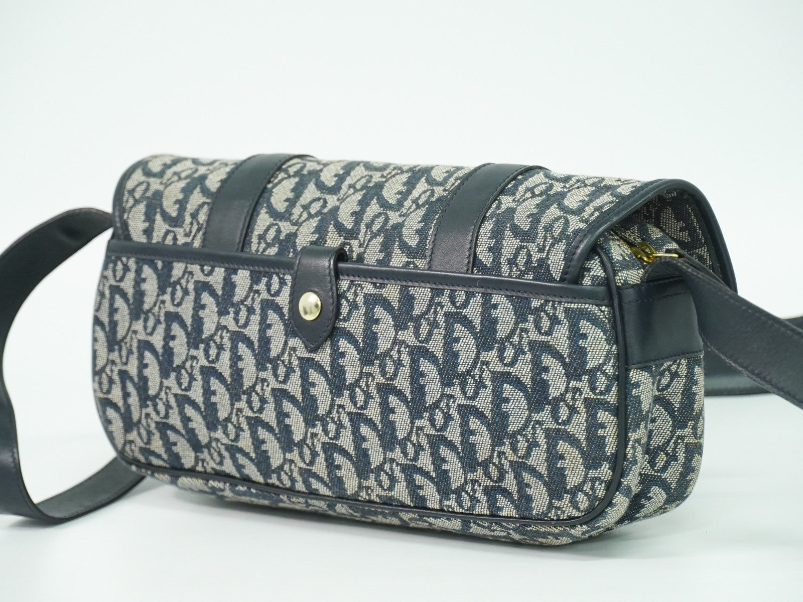 Christian Dior Trotter shoulder bag Canvas, GRAY, CANVAS, Shoulder bag