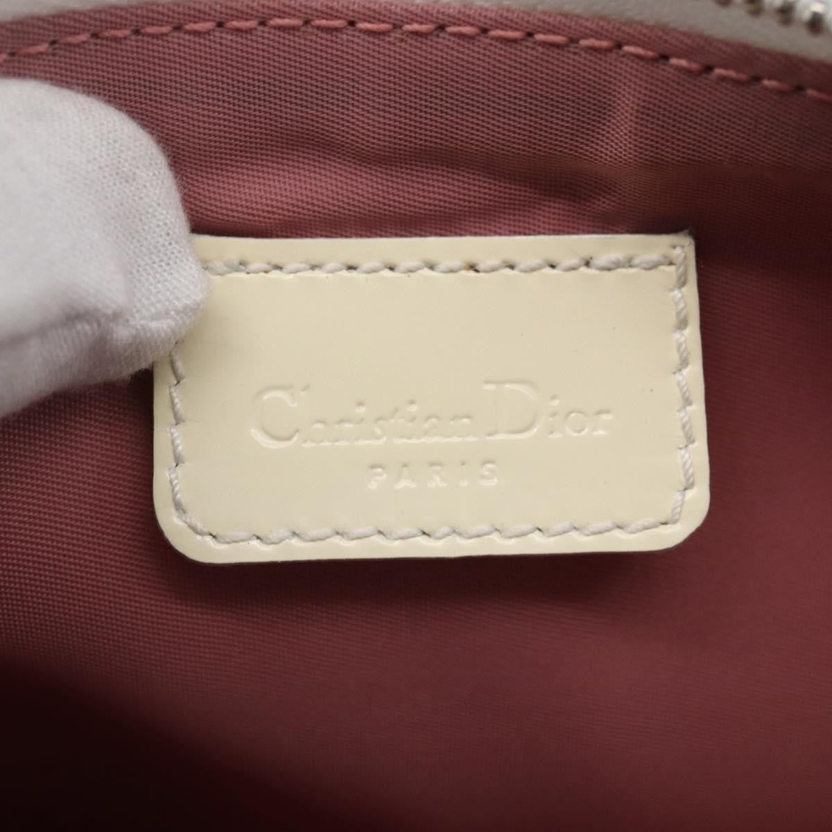 Christian Dior Vintage Saddle Bag Diorissimo Canvas, PINK, CANVAS, Shoulder bag