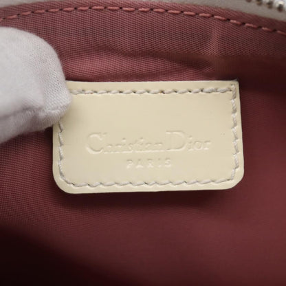 Christian Dior Vintage Saddle Bag Diorissimo Canvas, PINK, CANVAS, Shoulder bag