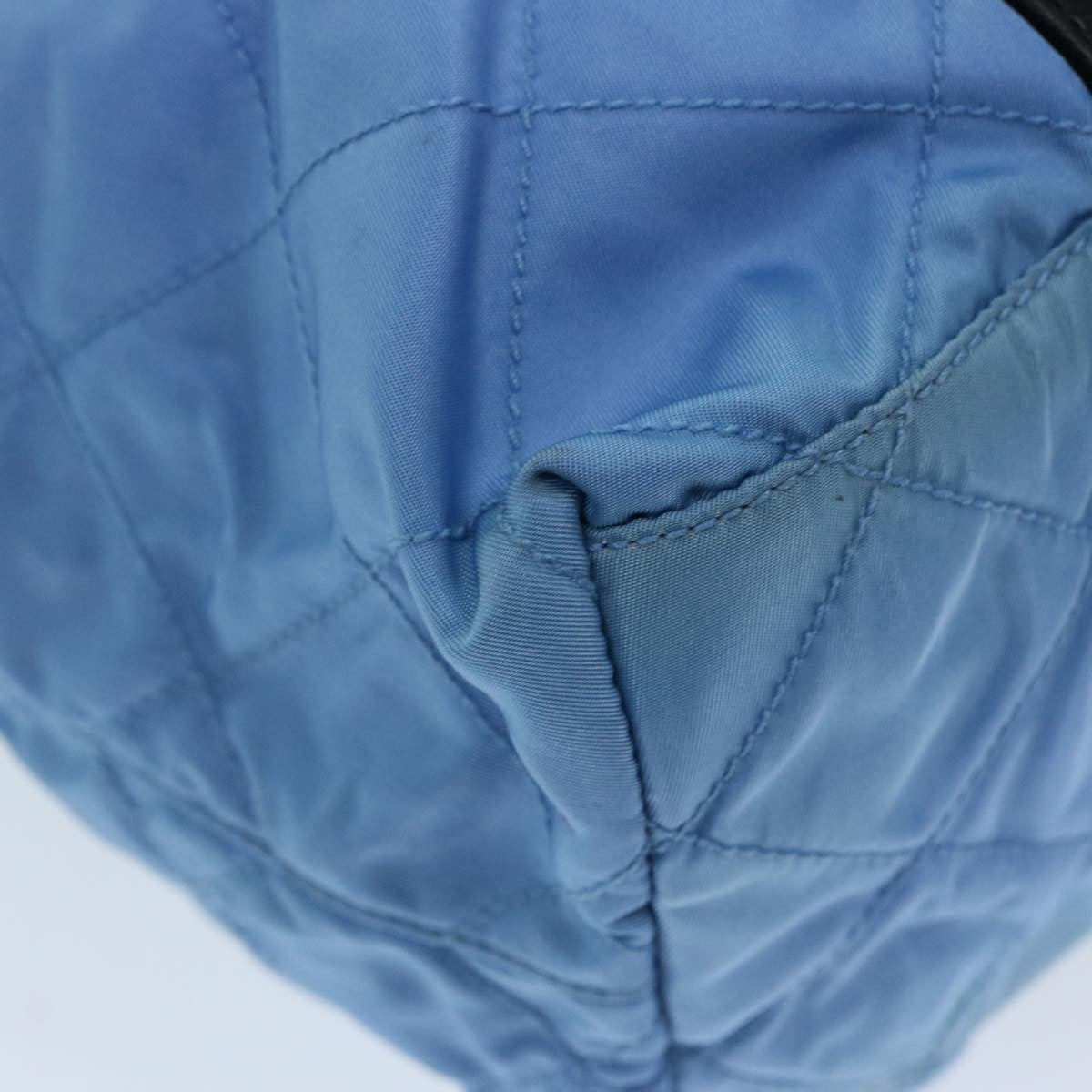 Prada Vintage Zip Tote Tessuto, BLUE, NYLON, Tote bag