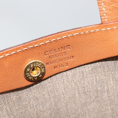 Celine Vintage Macadam Tote bag Canvas, BROWN, CANVAS, Tote bag