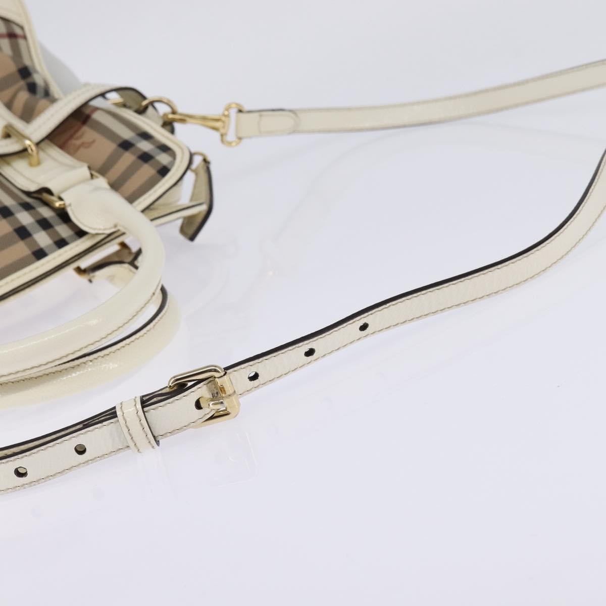 Burberry Minford Satchel Haymarket Coated Canvas, BEIGE, CANVAS, Tote bag