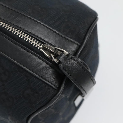 Gucci Vintage Zip Boston Bag GG Canvas, BLACK, CANVAS, Handbag