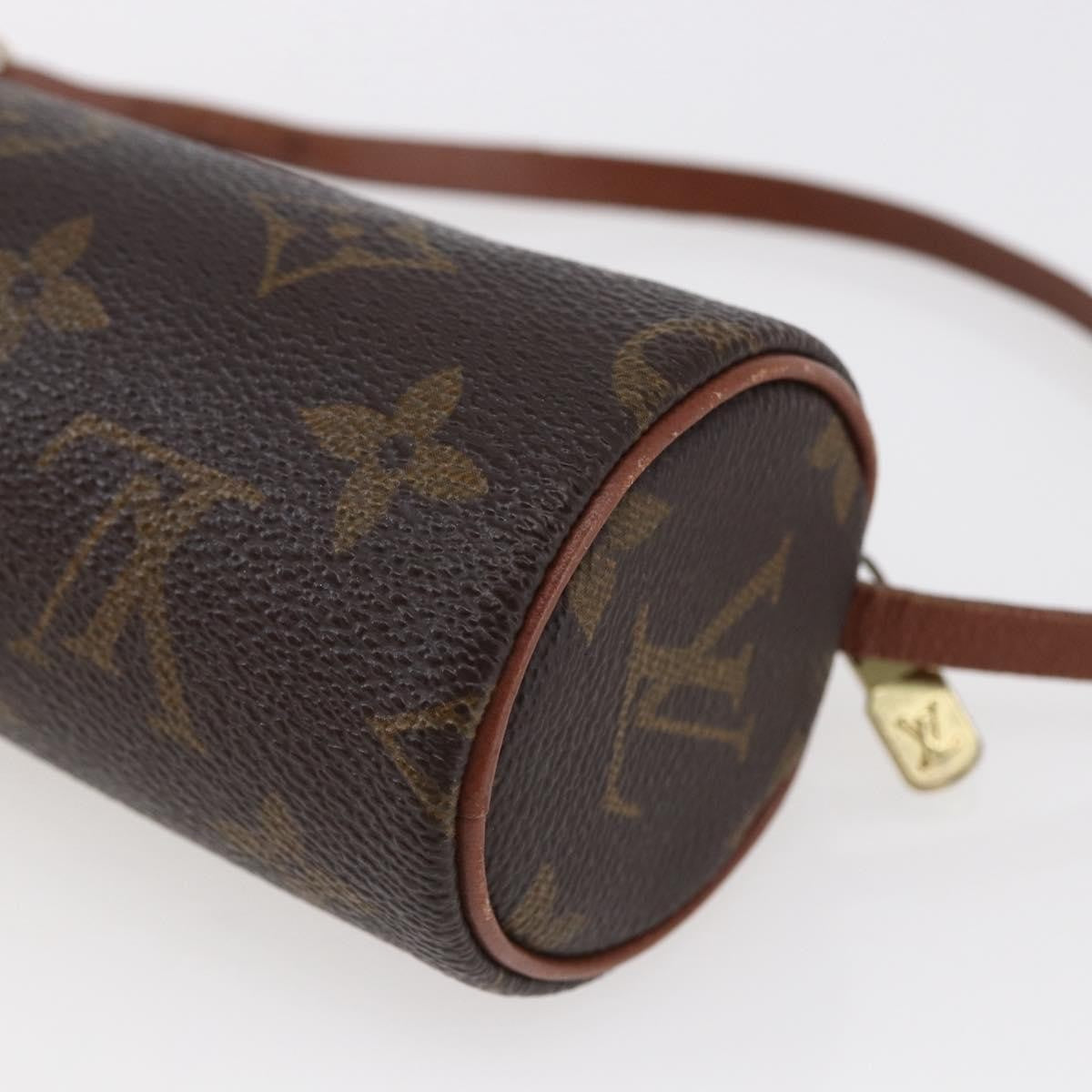 Louis Vuitton Papillon Pochette Monogram Canvas, BROWN, CANVAS, Clutche & pouche