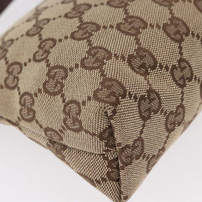 Gucci Pochette GG Canvas, BEIGE, CANVAS, Handbag