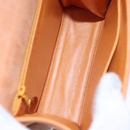 Chanel Flap Crossbody Bag Suede Patchwork, BEIGE, SUEDE, Crossbody bag