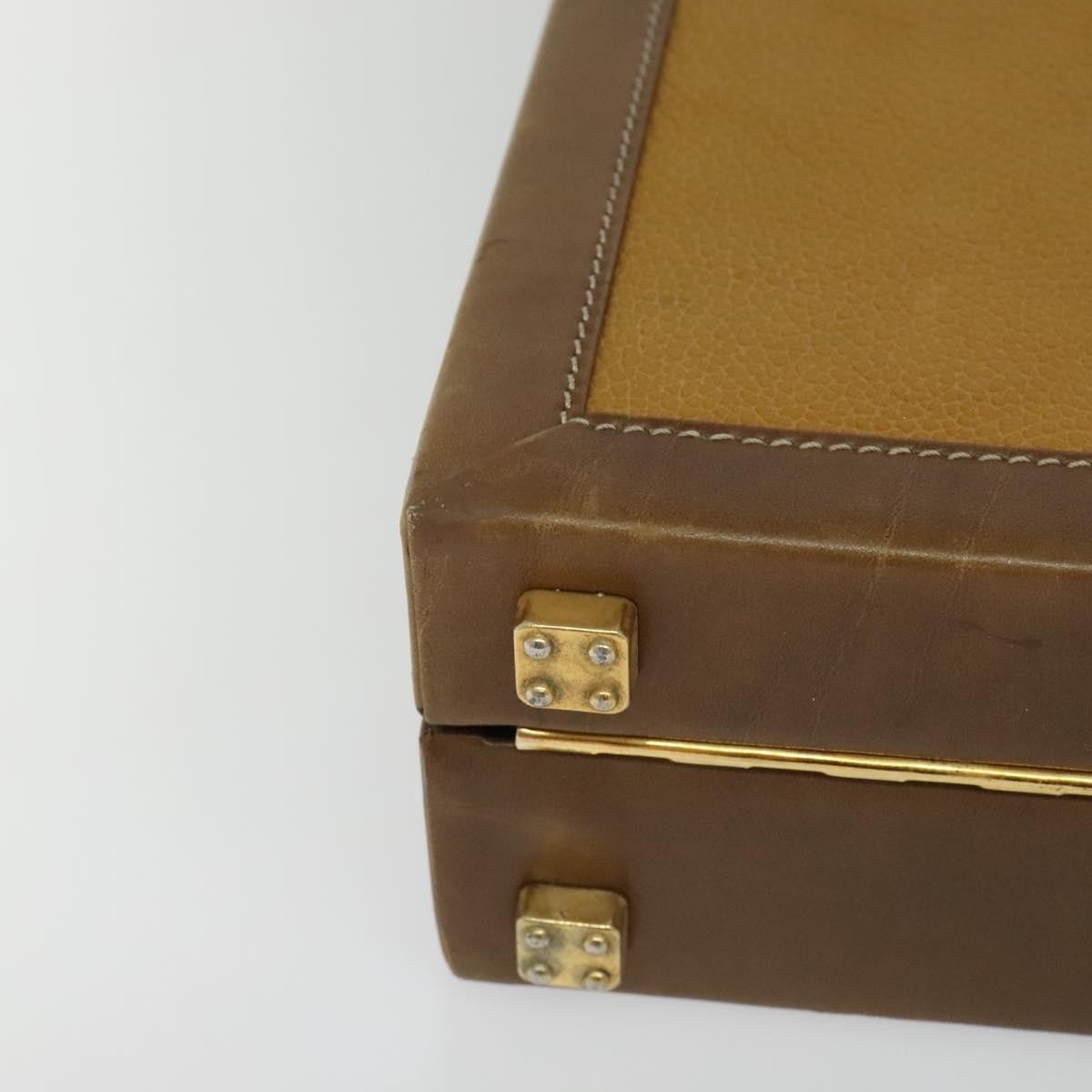 Loewe Anagram Business Leather, BEIGE, LEATHER, Briefcase