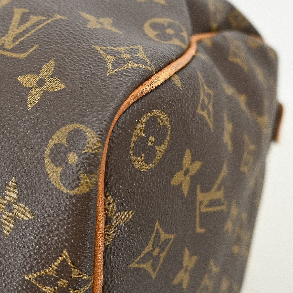 Louis Vuitton Speedy Handbag Monogram Canvas, BROWN, CANVAS, Travel bag