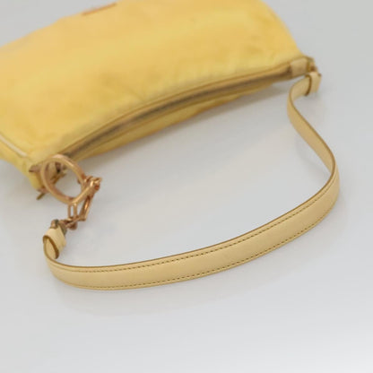 Prada Vintage Shoulder Bag Tessuto, YELLOW, NYLON, Shoulder bag