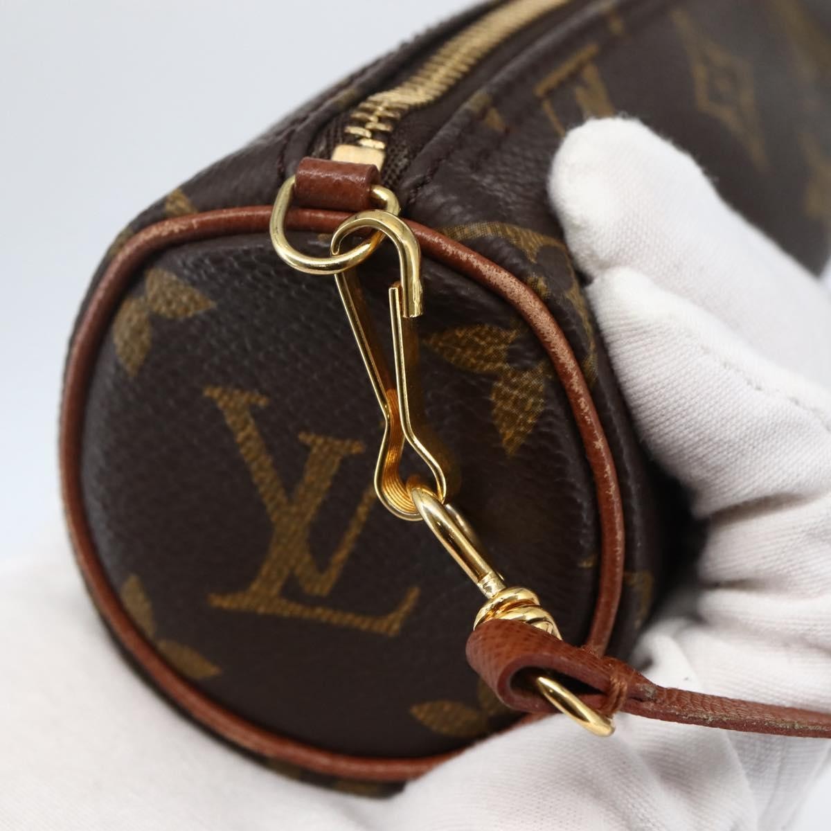 Louis Vuitton Papillon Pochette Monogram Canvas, BROWN, CANVAS, Crossbody bag