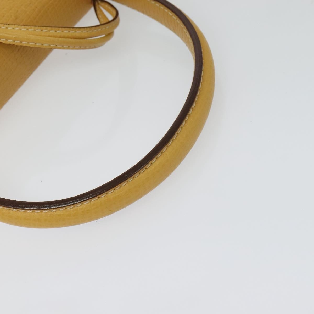 Loewe Barcelona Shoulder Bag Leather, YELLOW, LEATHER, Shoulder bag