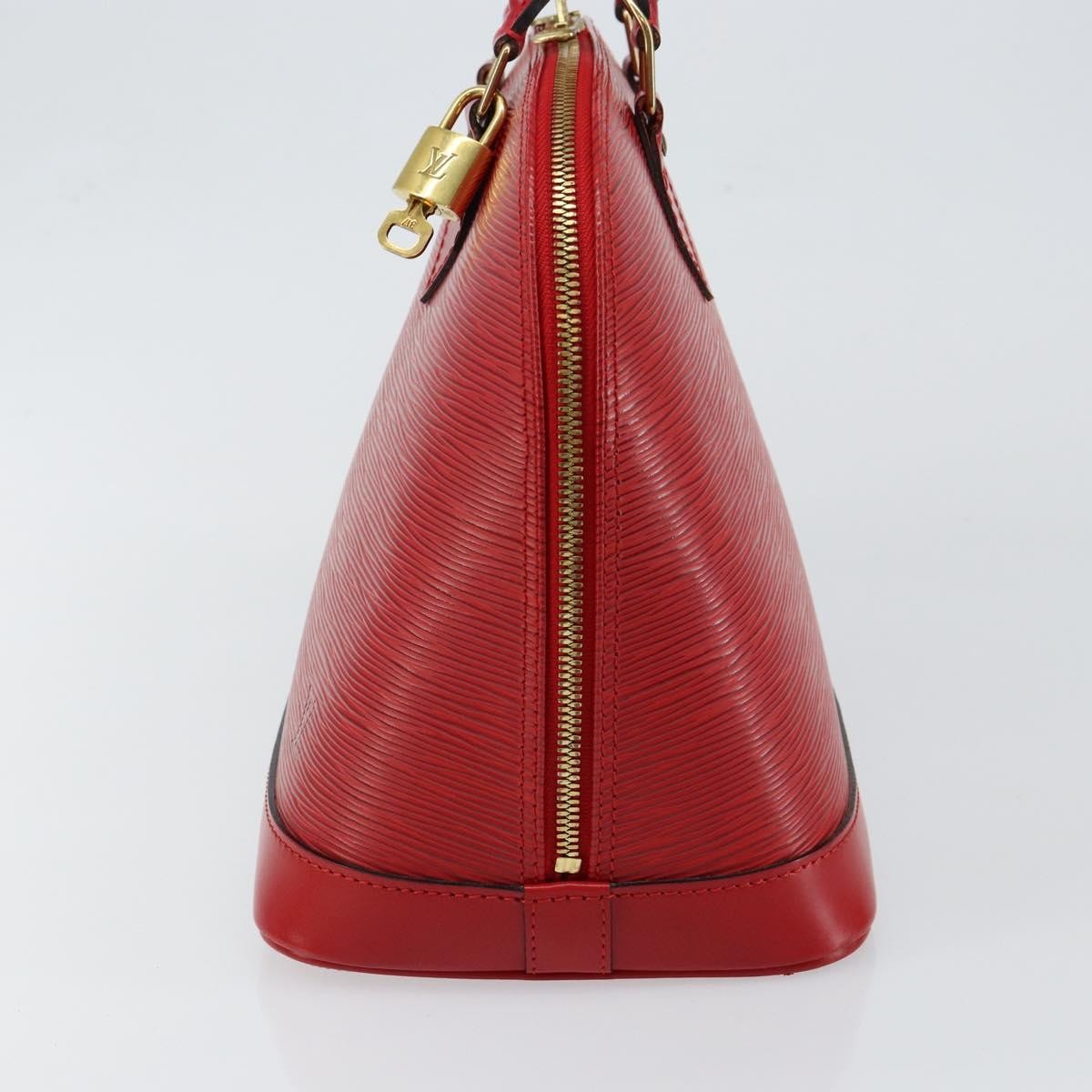 Louis Vuitton Alma Handbag Epi Leather, RED, LEATHER, Handbag