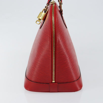 Louis Vuitton Alma Handbag Epi Leather, RED, LEATHER, Handbag