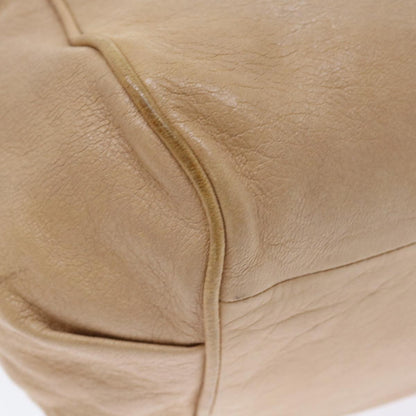 Chloe Ethel Tote Leather, BEIGE, LEATHER, Tote bag