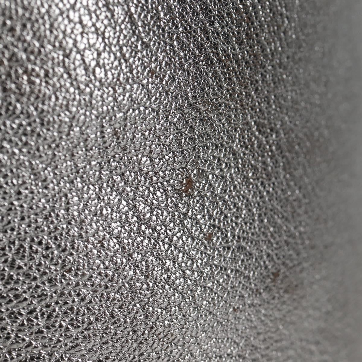 Miu Miu Drawstring Satchel Leather, SILVER, LEATHER, Handbag