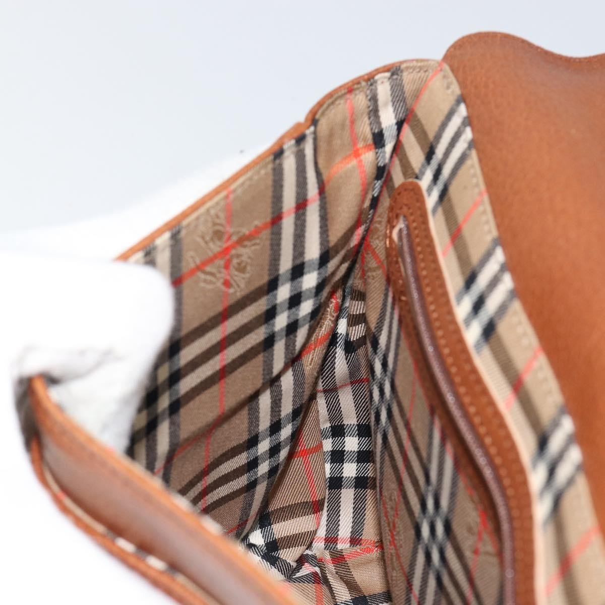 Burberry Flap Shoulder Bag Leather, BEIGE, LEATHER, Shoulder bag